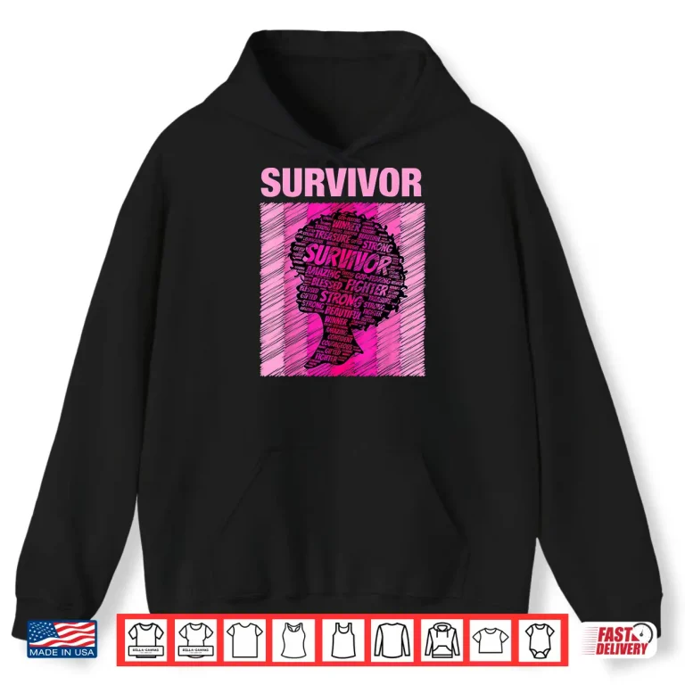 Pink Afro Shirt 1 Hoodie Pink Afro Shirt