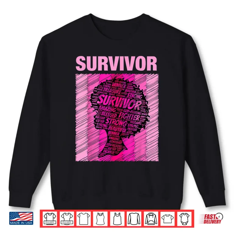 Pink Afro Shirt 2 Sweatshirt Pink Afro Shirt