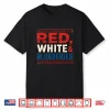Red White Blueberries Patriotic Americana Graphic Usa Shirt
