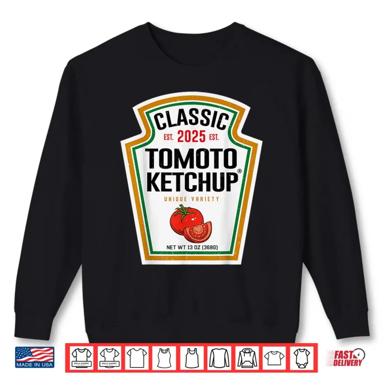 Tomato Ketchup Condiment Diy Halloween Costume Matching Shirt 2 Sweatshirt Tomato Ketchup Condiment DIY Halloween Costume Matching Shirt