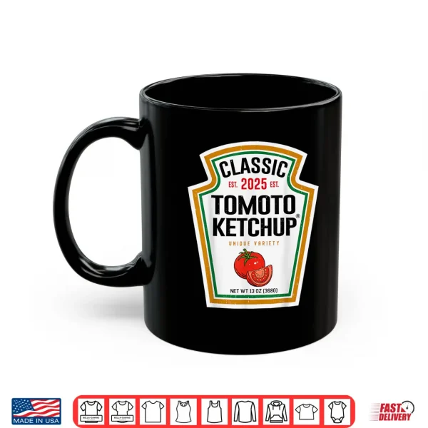 Mug Tomato Ketchup Condiment DIY Halloween Costume Matching Shirt