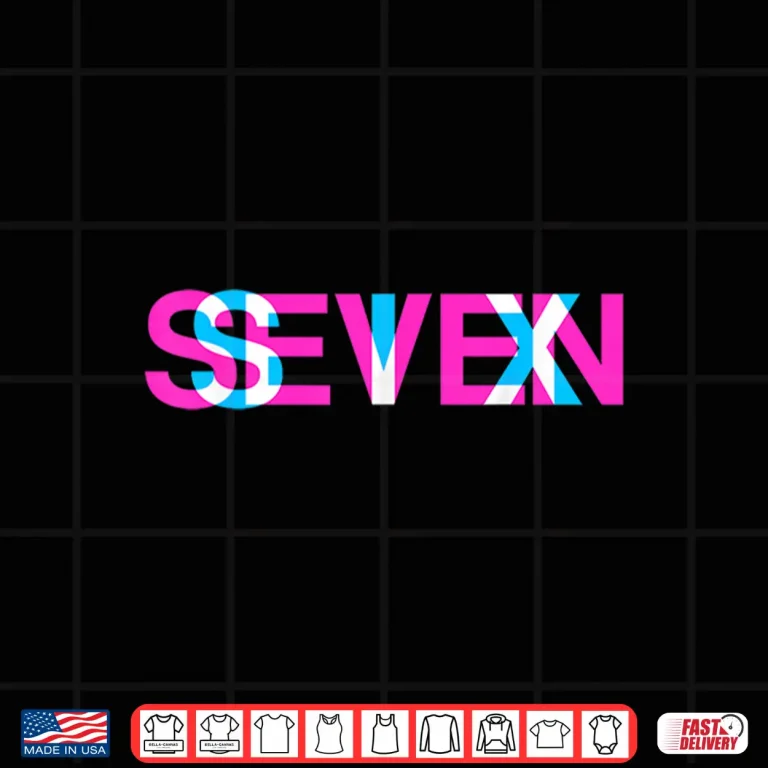 Design Glitch Optical Illusion Six Seven 6 7 Meme Gen Alpha Slang Shirt