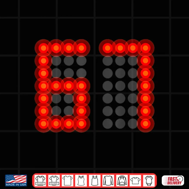 Design Score Board Six Seven 6 7 Meme Gen Alpha Slang Shirt