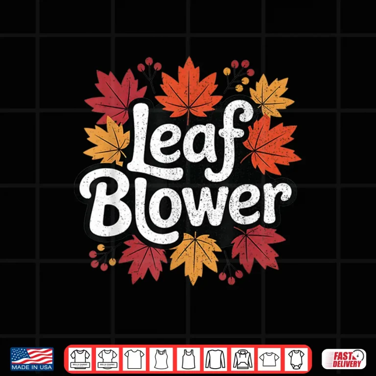 Design Spooktacular Fall Leaf Blower Sucking Leaf Blowers Cozy Shirt