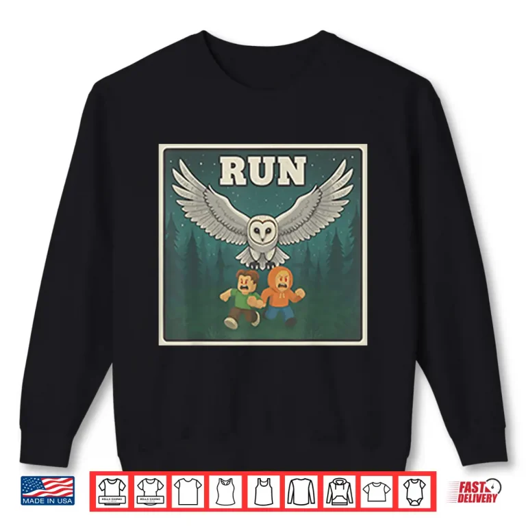 Sweatshirt Run Halloween Game Owl Shirt