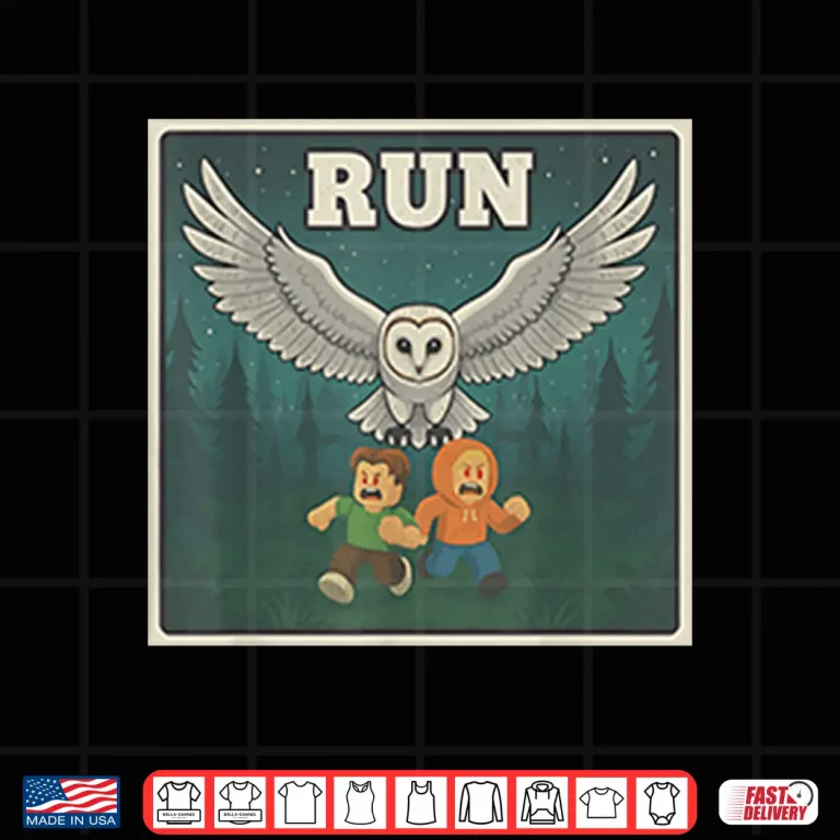 Design Run Halloween Game Owl Shirt