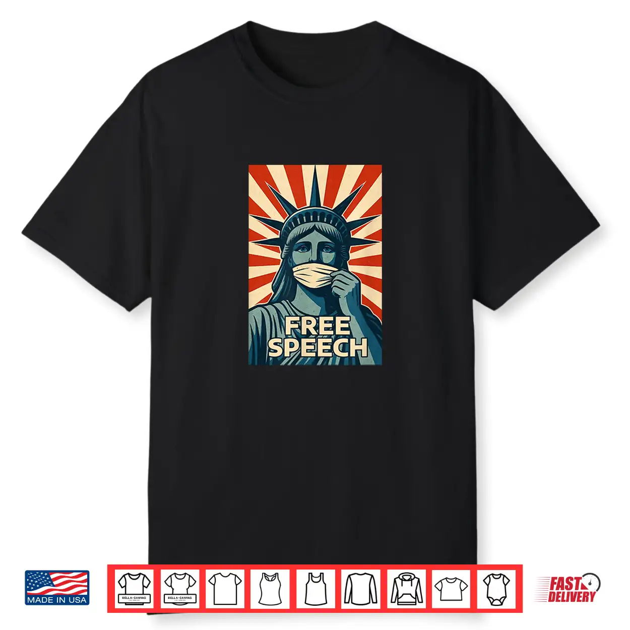Free Speech America First Amendment Shirt Free Speech America First Amendment Shirt