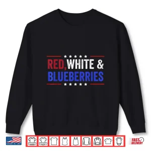 Sweatshirt Red White And Blueberries American Patriot Shirt