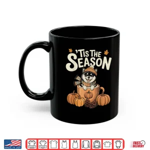 Mug Tis The Season Shiba Inu Fall Coffee Autumn Pumpkin Spice Shirt