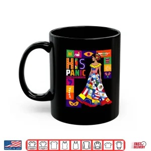 Mug Women Dress Hispanic Heritage Month All Latin Countries Flag Shirt
