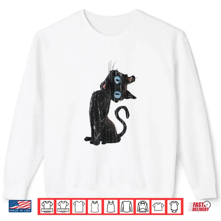Sweatshirt Coraline Cat Creepy Cat Cute Cat Meme Shirt