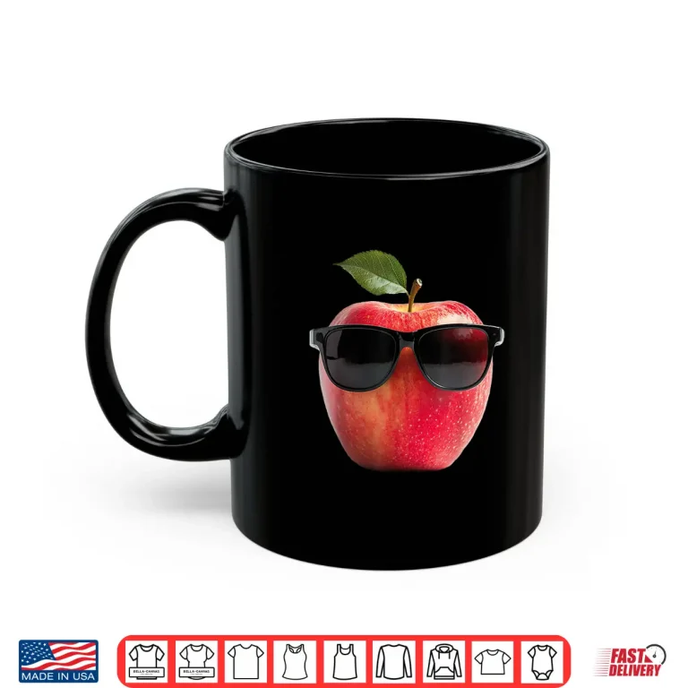Apple Wearing Sunglasses Funny Fruit Costume Shirt 3 Mug Apple Wearing Sunglasses Funny Fruit Costume Shirt