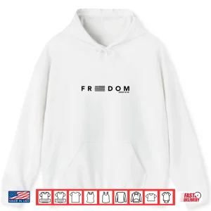 Hoodie Freedom American Flag Christ is King Sets You Free Shirt