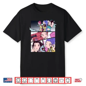 Halloween Huntrix Manhwa Panels Poster Shirt