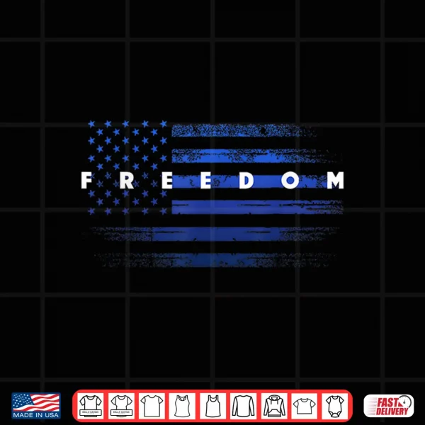 Design Patriotic Pride Grunge American Flag Freedom Shirt