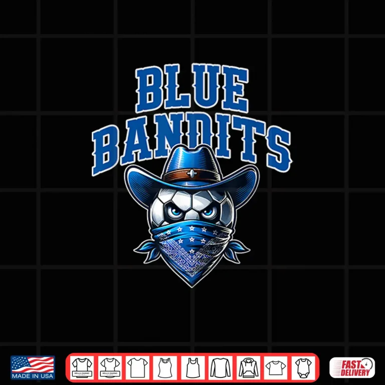 Blue Bandits Youth Soccer Team Shirt 4 Design Blue Bandits Youth Soccer Team Shirt