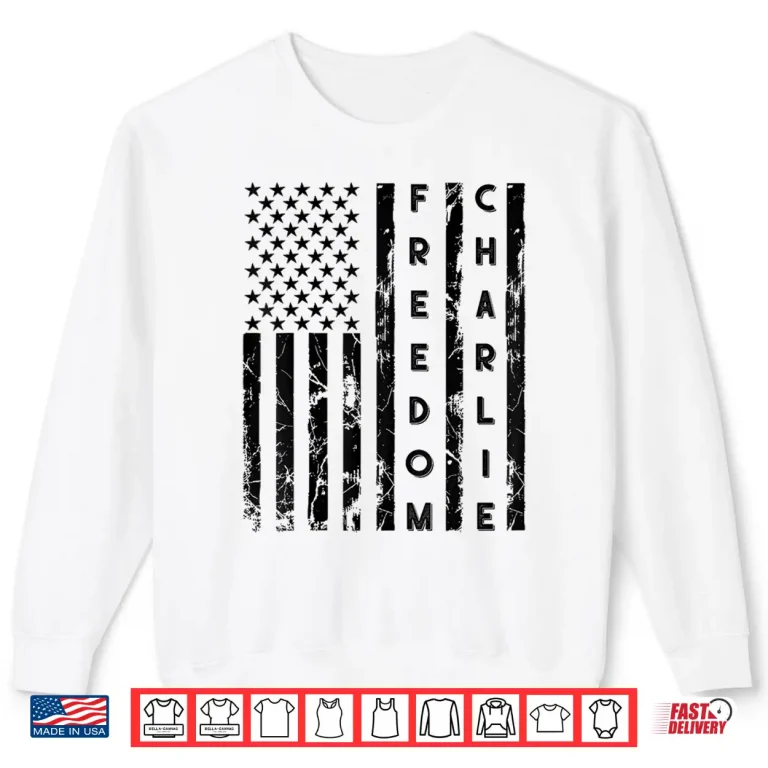 Sweatshirt Freedom USA American Flag Shirt