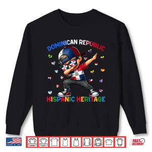 Sweatshirt Hispanic Heritage Month Dominican Republic Flag Shirt