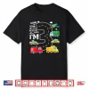 Kids 3Rd Birthday 3 Year Old Transportation Toddler Boy Car Truck Shirt