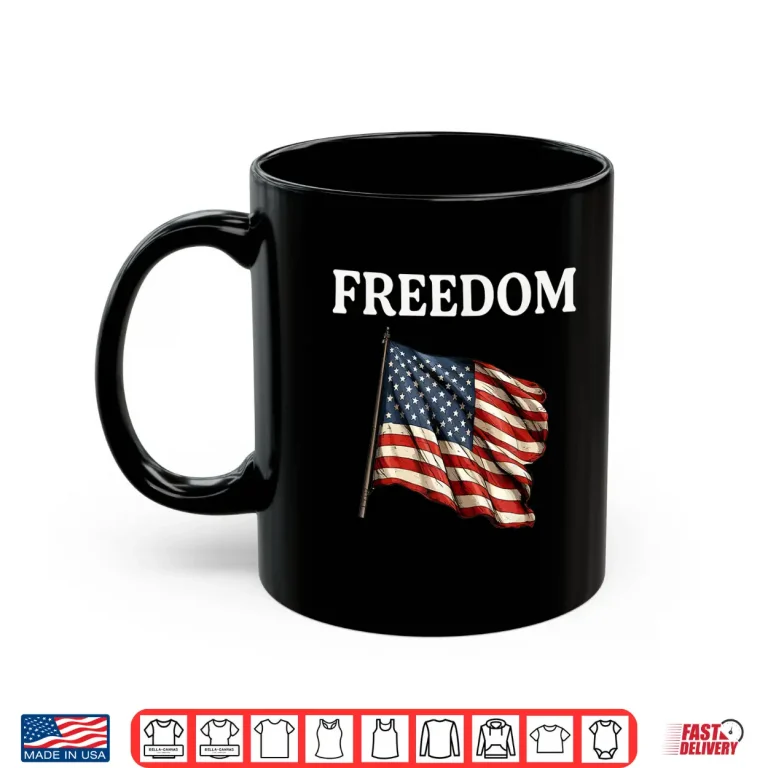Mug Freedom Freedom Charlie USA Flag Shirt