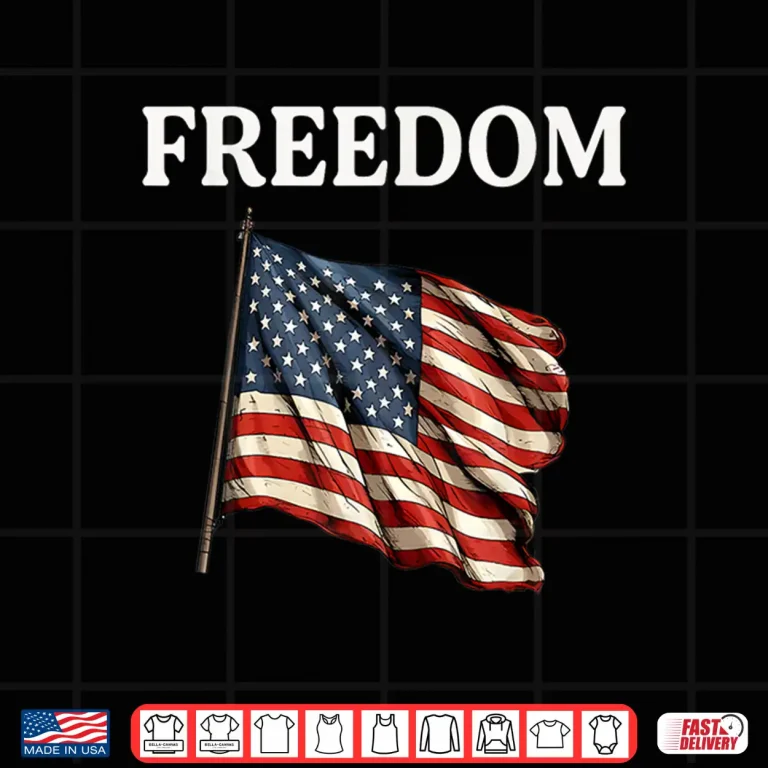 Design Freedom Freedom Charlie USA Flag Shirt