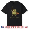 Funny Huzzah Frog Shirt, Vintage Toad Knight Shirt