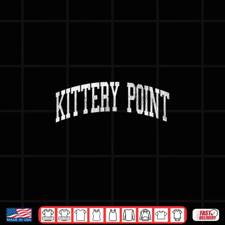 Design Kittery Point Maine ME Vintage Athletic Sports Shirt