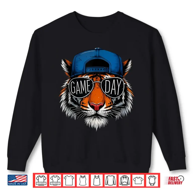 Sweatshirt Vintage Game Day Tigers Shirt
