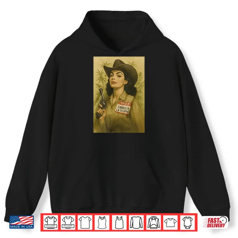 Hoodie Camelia La Tejana Shirt
