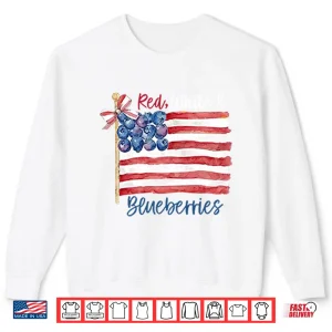 Sweatshirt Red White And Blueberries Charlie Kirk Shirt