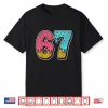 67 Ice Cream Drip Meme Funny Six Seven Gen Alpha Slang Shirt