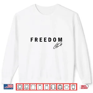 Sweatshirt Freedom C.K Shirt Simple Bold Typography Shirt
