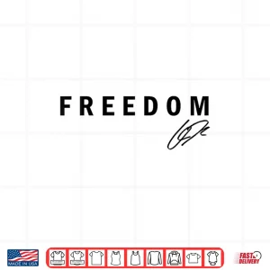 Design Freedom C.K Shirt Simple Bold Typography Shirt