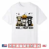 Ghost Cow Moo I Mean Boo Halloween Outfit Funny Cow Lover Shirt