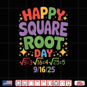 Design Happy Square Root Day Number Shirt