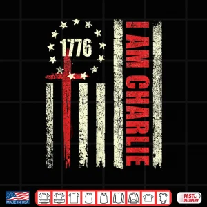 Design I am Charlie American Flag Shirt