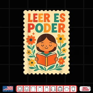 Design Leer ES Poder Cute Floral Boho Hispanic Heritage Shirt