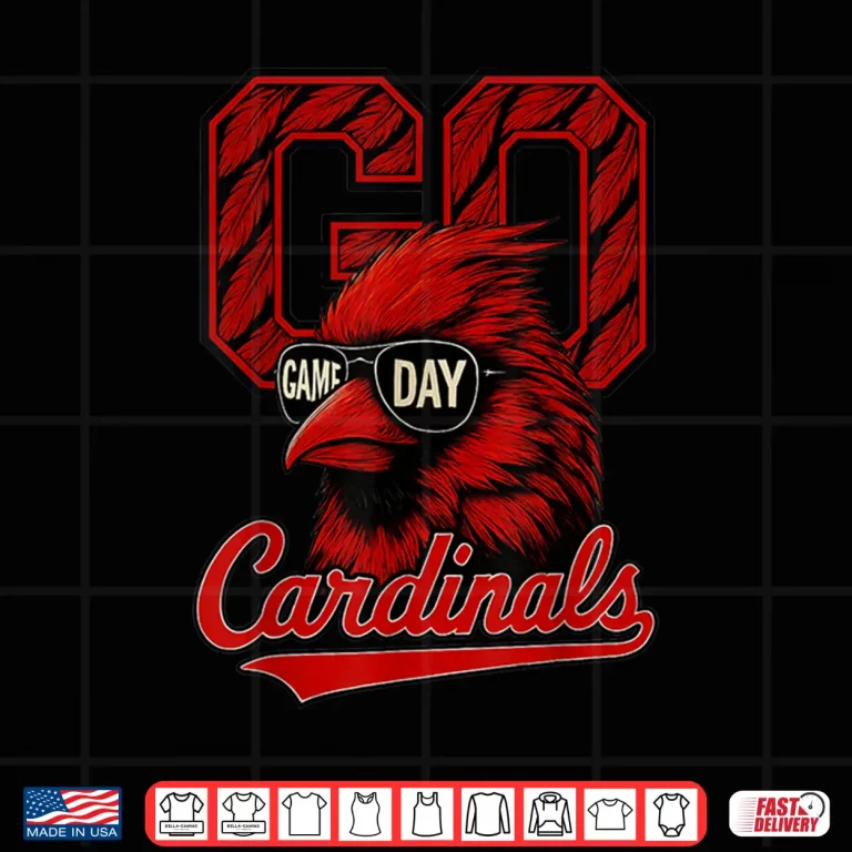 Design Retro Go Cardinals Game Day Shirt 1
