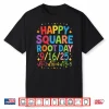 Cool Retro Happy Square Root Day Number Joke Shirt