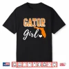 Gator Girl Florida Heart Map Shape Souvenir Shirt