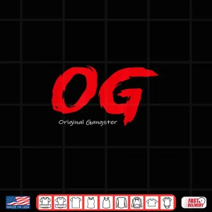 Design OG Graphic Bold Red Brush Style Shirt