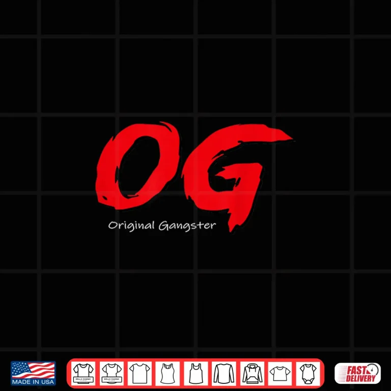 Design OG Graphic Bold Red Brush Style Shirt