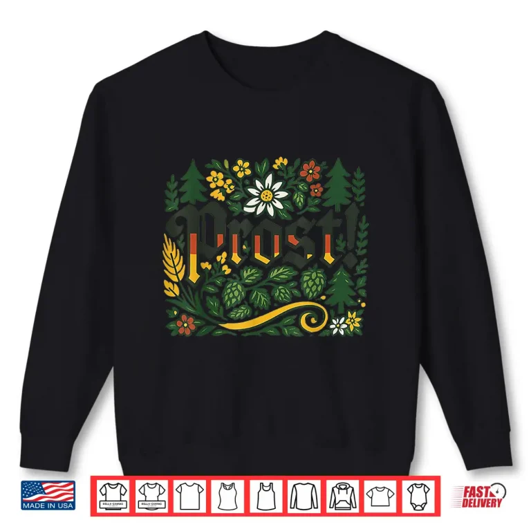 Sweatshirt Oktoberfest Drinking Vintage German Prost Shirt