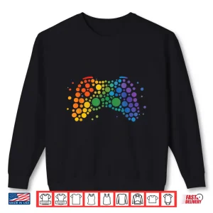 Sweatshirt Dot Day Gaming Controller Polka Dots Shirt