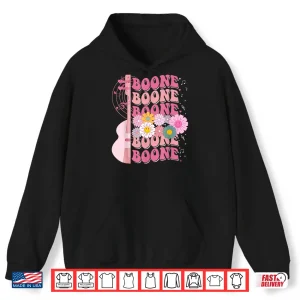 Hoodie Girl Retro Boone Groovy Flower 80s Shirt