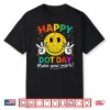 Happy Dot Day Smile Face Colorful Polka Dot Shirt