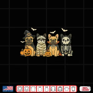 Design Mummy French Bulldog Halloween Witch Dog Mom Shirt