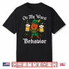 Oktoberfest On My Wurst Behavior Funny German Shirt