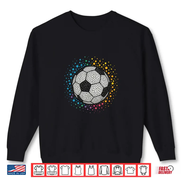 Sweatshirt Polka Dot Soccer Funny Dot Day Shirt