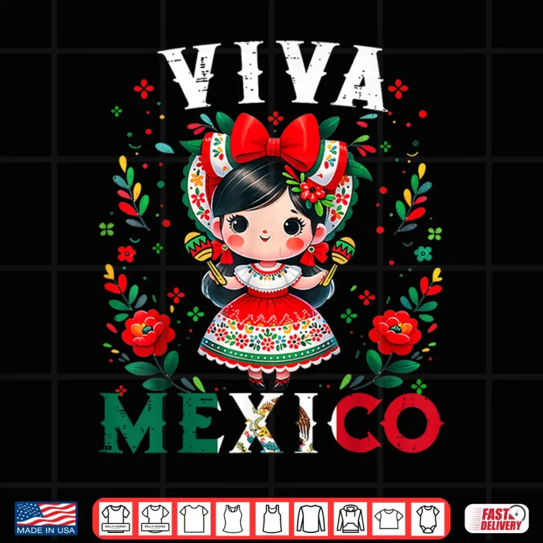 Design Viva Mexico Flag Mexican Independence Day Shirt